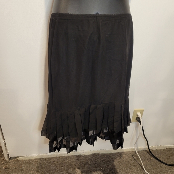 Linea by Louis Dell'Olio Dresses & Skirts - New linea size 2x office/career black pleated hem skirt
